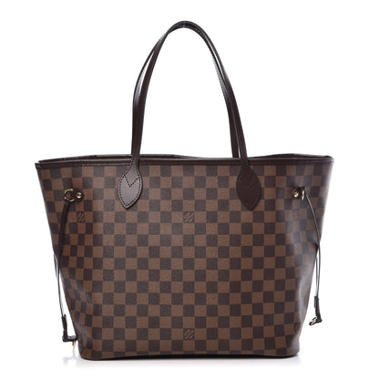 Louis Vuitton Damier Ebene Neo Neverfull MM Rose Ballerine 3 of 15