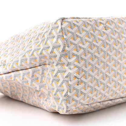 Goyard Goyardine Saint Louis Claire Voie GM White Yellow 10 of 11