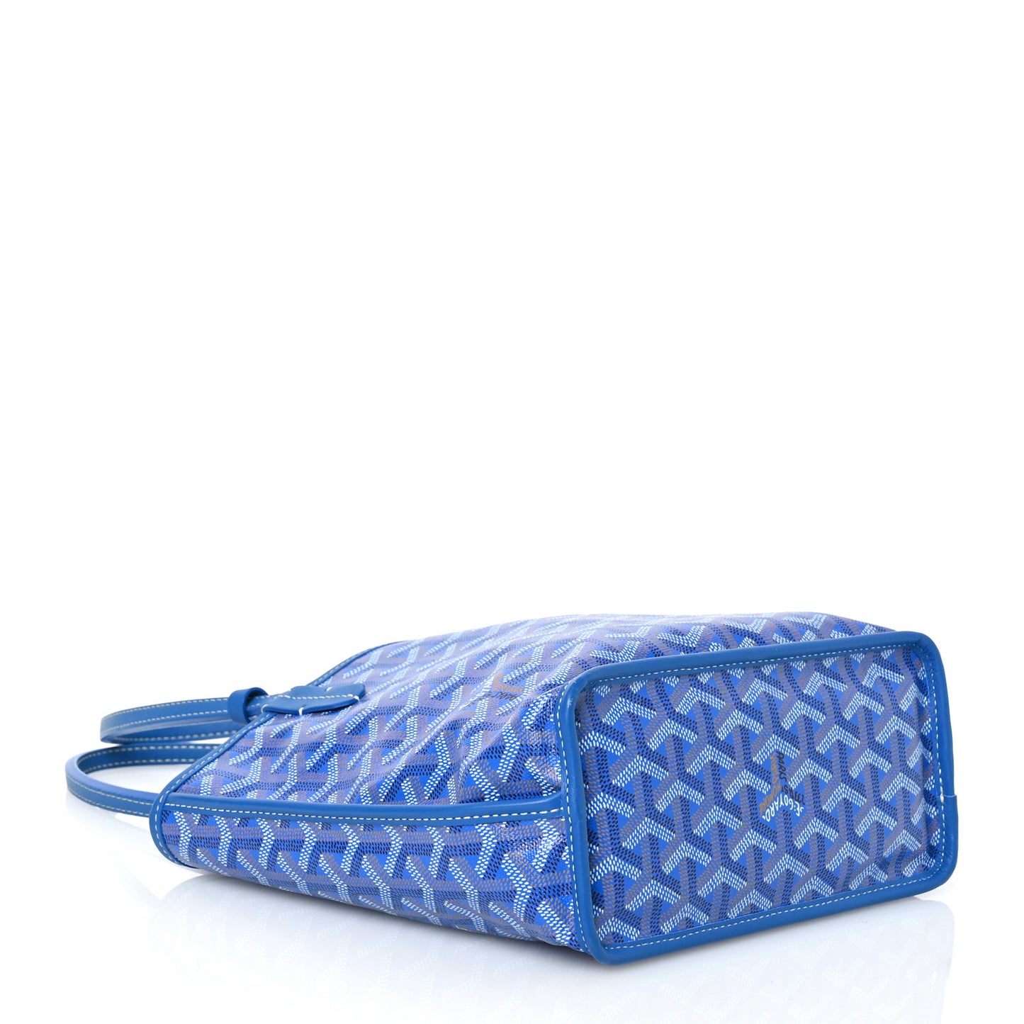 Goyardine Reversible Mini Anjou Sky Blue