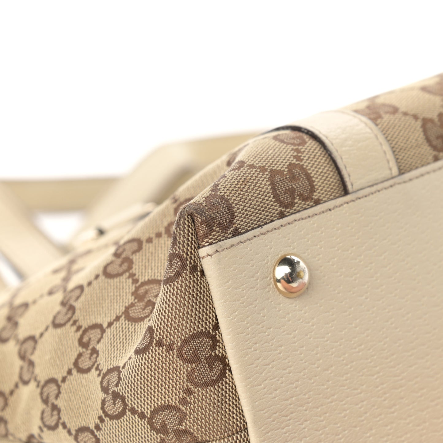 Monogram Medium Abbey Tote Off White