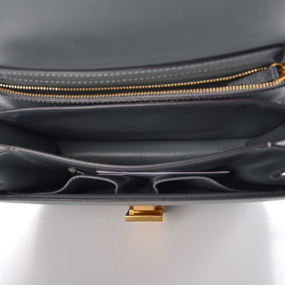 Celine Liege Calfskin Medium Classic Box Flap Bag Storm 5 of 7