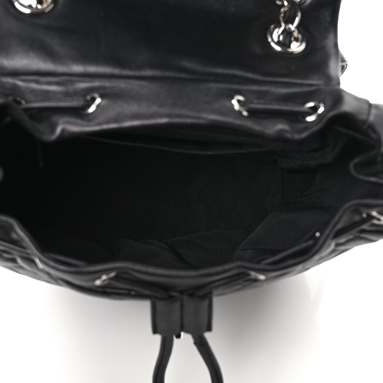 Chanel Calfskin Quilted Small Urban Spirit Backpack Black 5 of 9