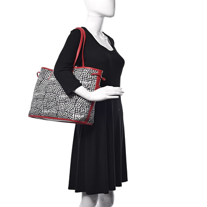 MCM Visetos Medium Liz Reversible Shopper Tote Ruby Red 2 of 14