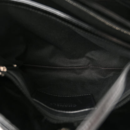 Chanel Patent Quilted Large Just Mademoiselle Bowling Bag Black 7 of 15