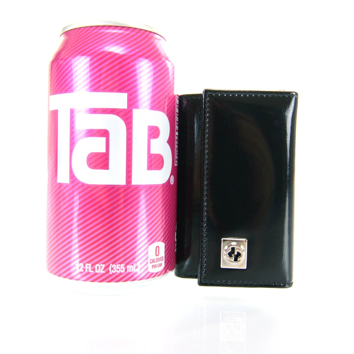 Leather GG Key Holder Black