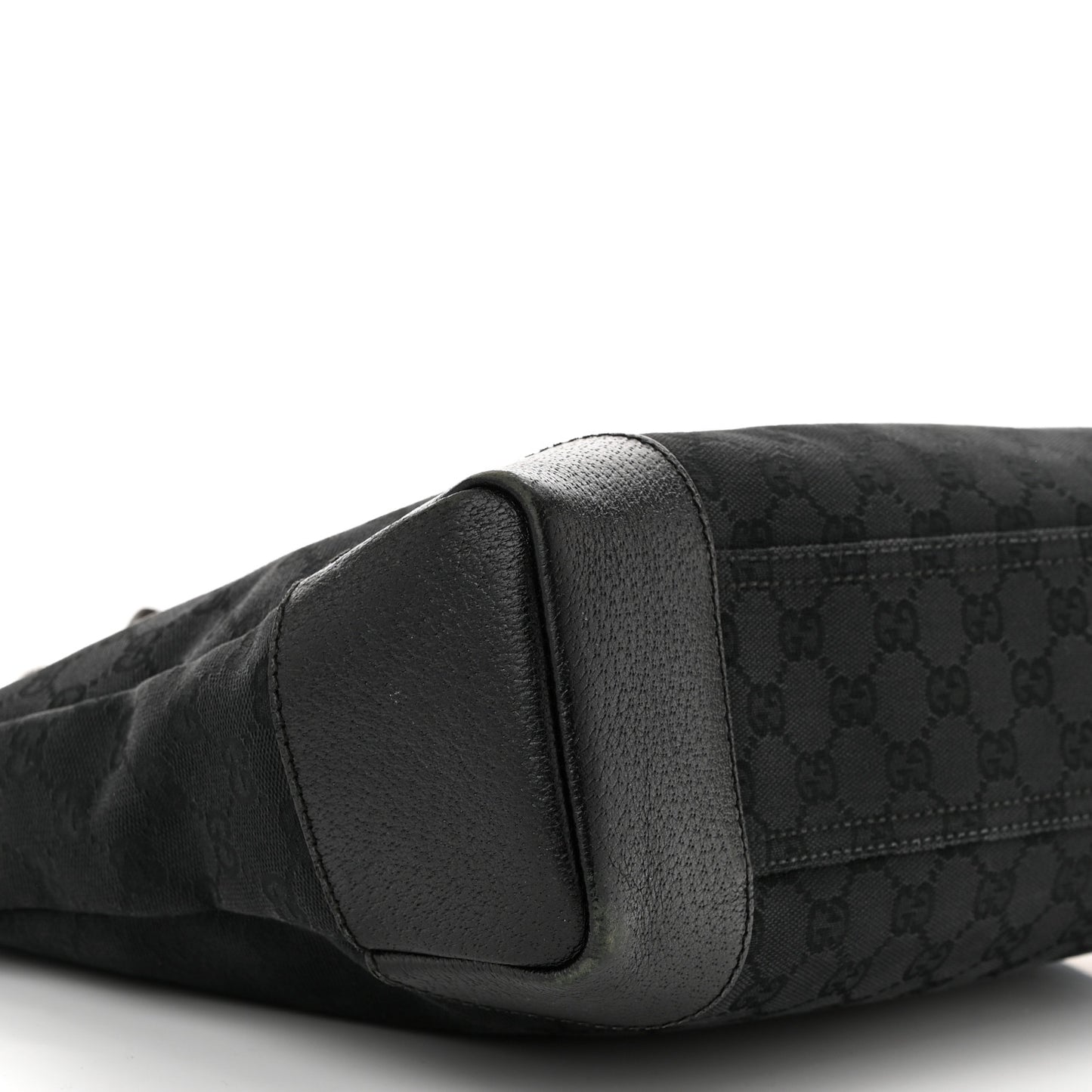 Monogram Flat Messenger Bag Black