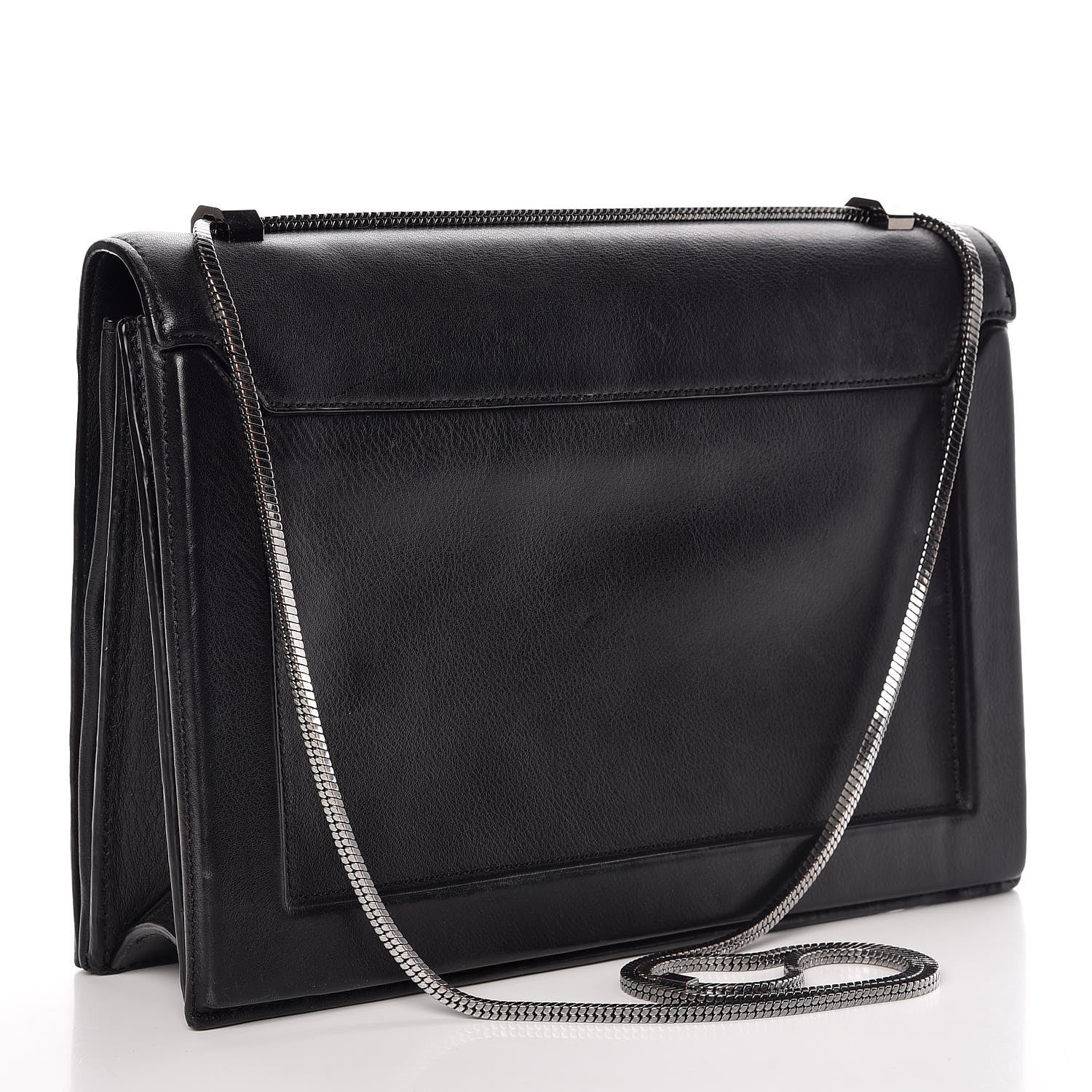 3.1 Phillip Lim 3.1 Calfskin Large Soleil Flap Bag Black 3 of 21