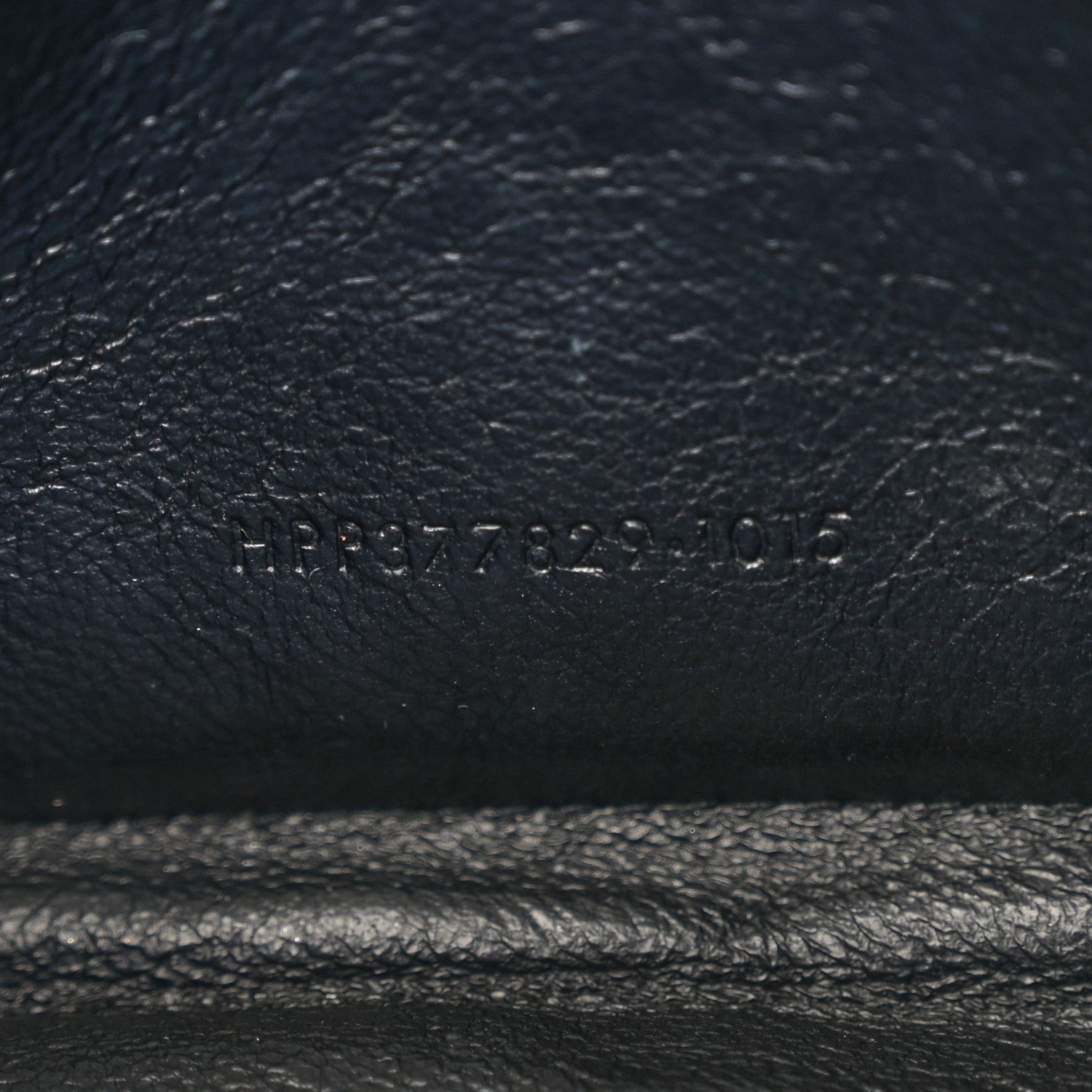 Saint Laurent Calfskin Crocodile Embossed Monogram Chain Wallet Royal Blue 8 of 18