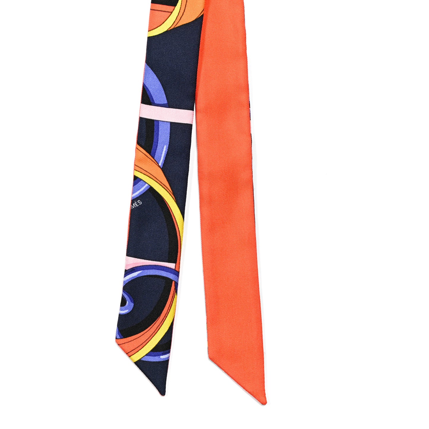 Silk Panoplie Equestre Twillon Black Orange Coquelicot