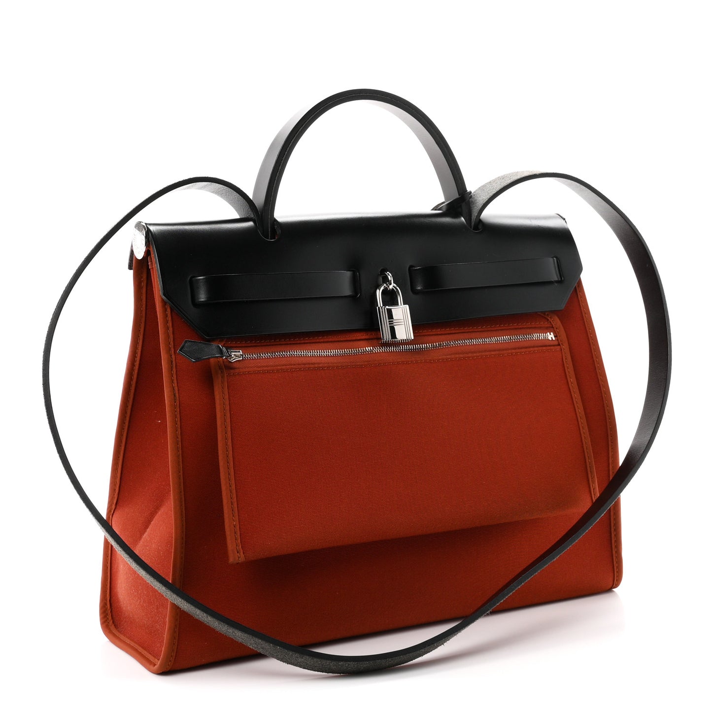 Toile Officier Vache Hunter Herbag Zip 31 PM Rouge H Black
