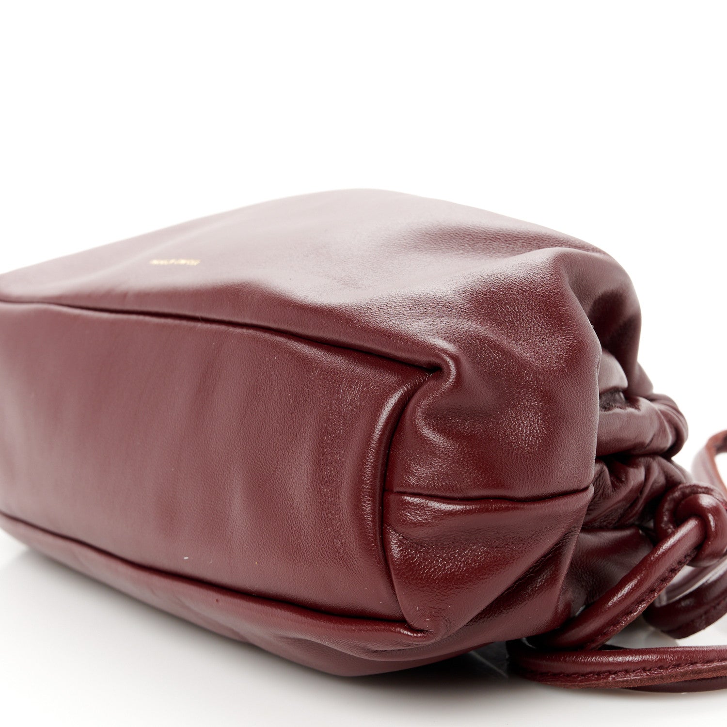 Mansur Gavriel Lambskin Cloud Mini Clutch Pomegranate 10 of 10