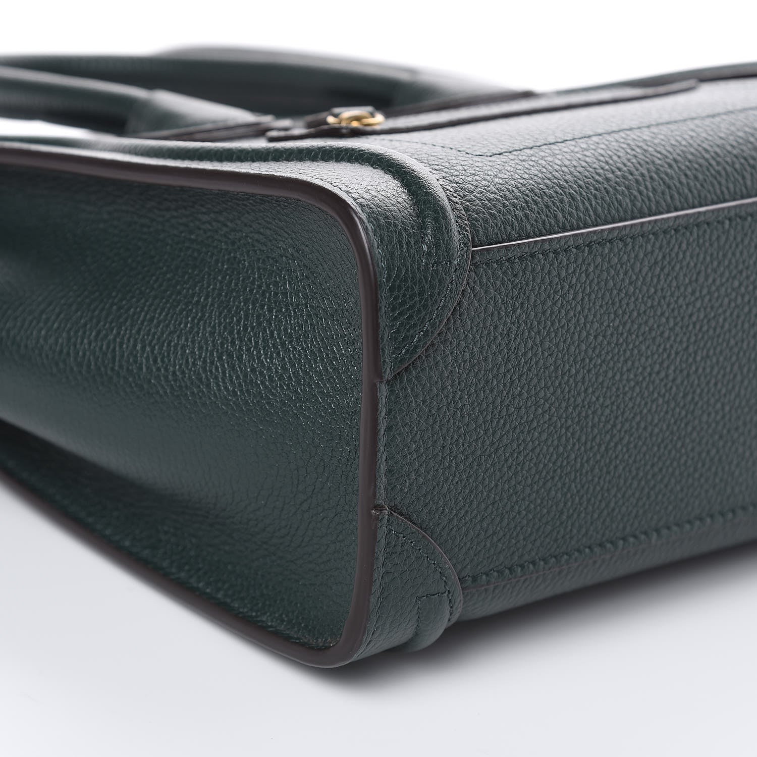 Celine Drummed Calfskin Nano Luggage Amazone 8 of 10