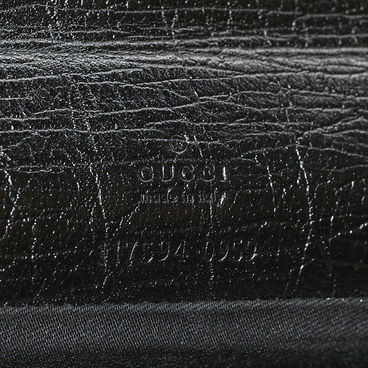 Monogram Bamboo Bar Clutch Black
