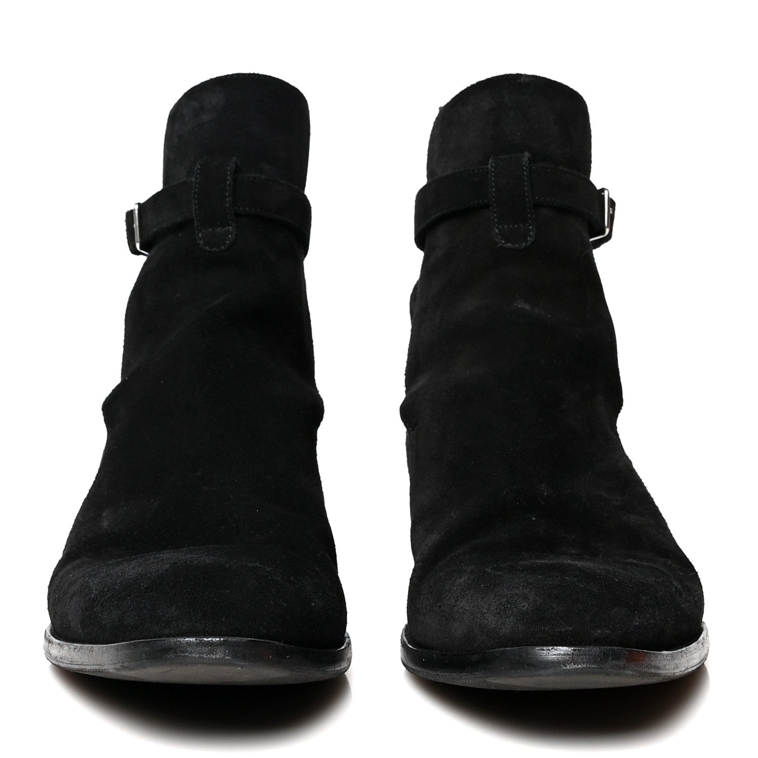 Saint Laurent Jodhpur Suede Mens Wyatt 30 Boots 46 Black 2 of 9
