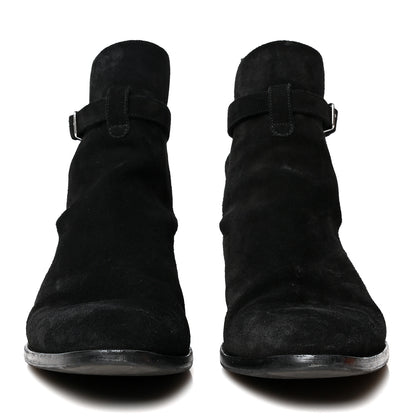 Saint Laurent Jodhpur Suede Mens Wyatt 30 Boots 46 Black 2 of 9
