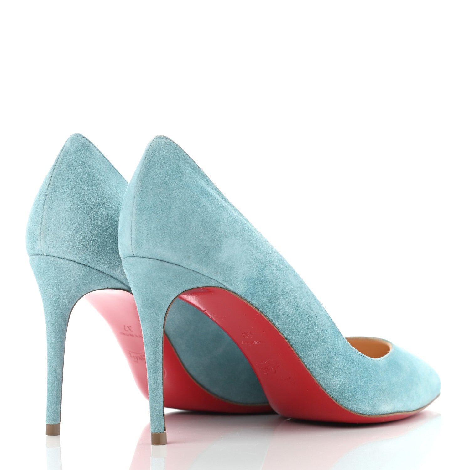 Christian Louboutin Veau Velours Pigalle Follies 85 Pumps 37 Noumea 4 of 9