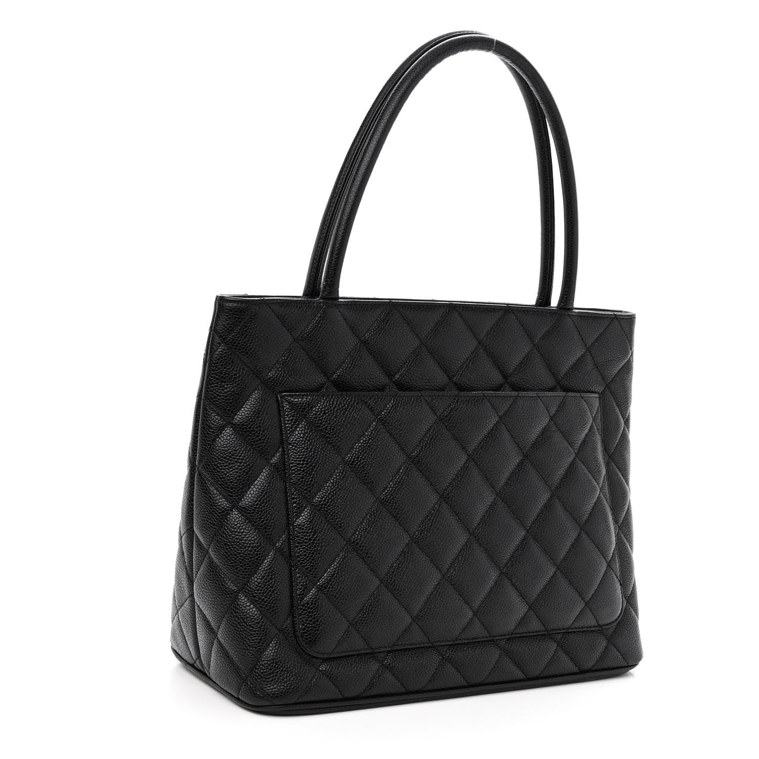 Chanel Caviar Quilted Medallion Tote Black 3 of 10