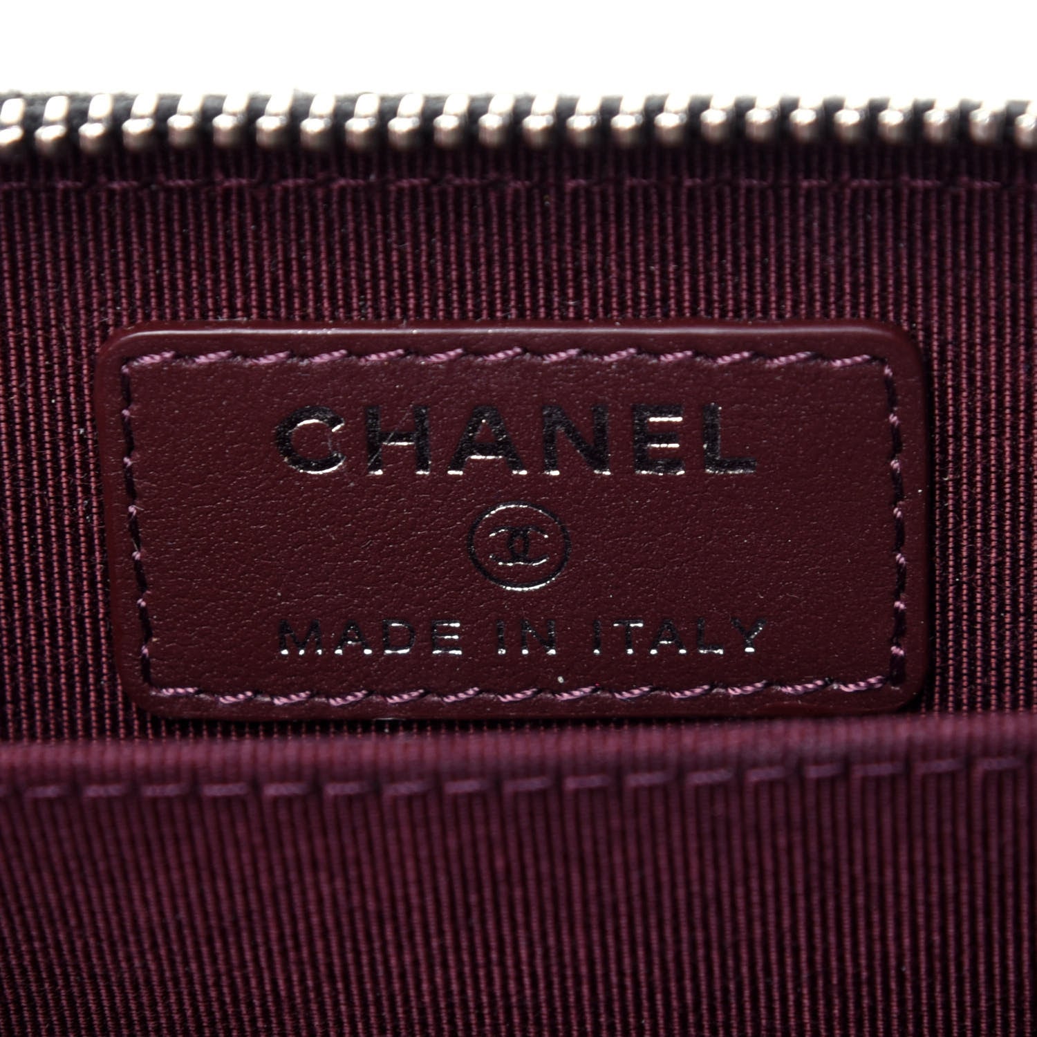 Chanel Caviar Quilted Zip Coin Purse Black 6 of 10