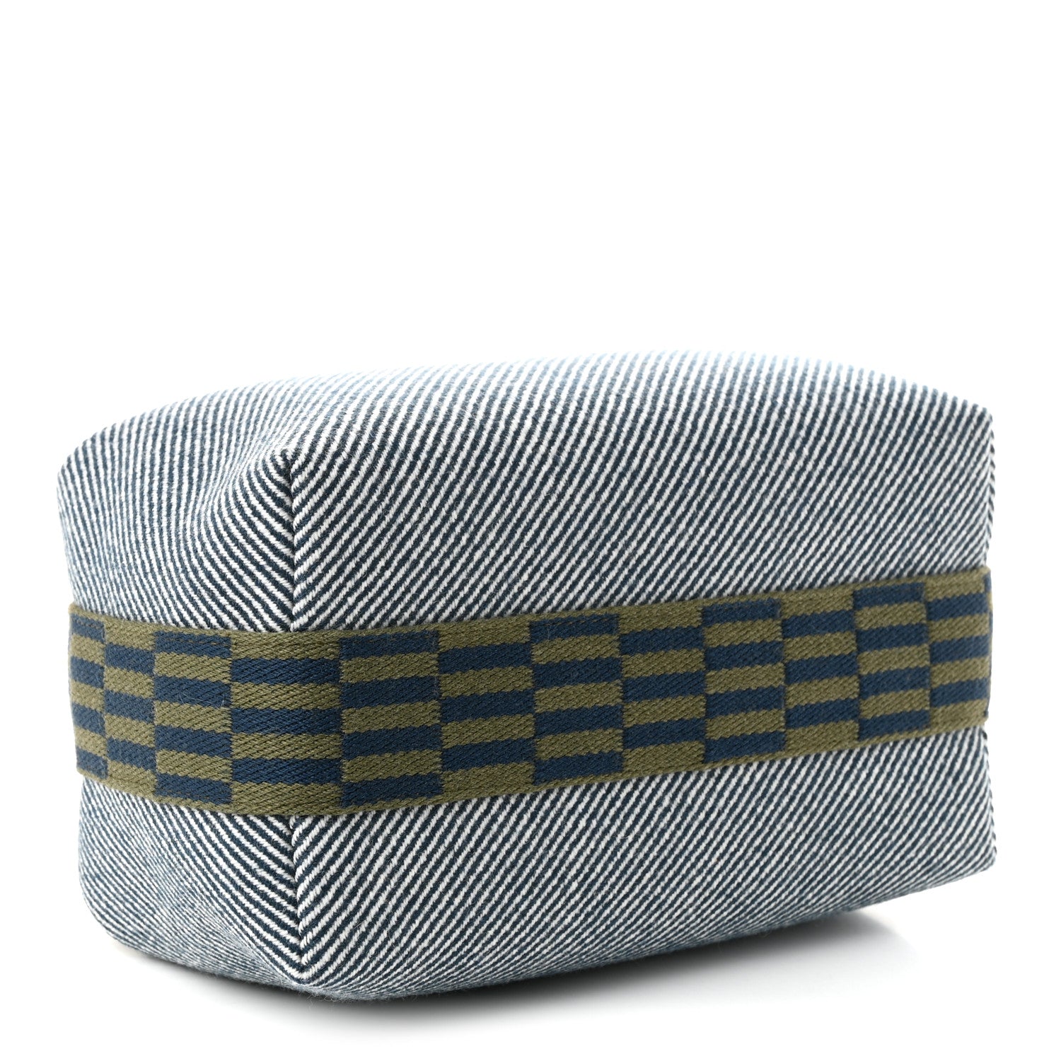 Hermes Wool Small Bride-A-Brac H Natte Pouch Bleu Abysse 4 of 9