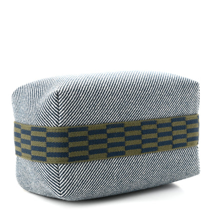 Hermes Wool Small Bride-A-Brac H Natte Pouch Bleu Abysse 4 of 9