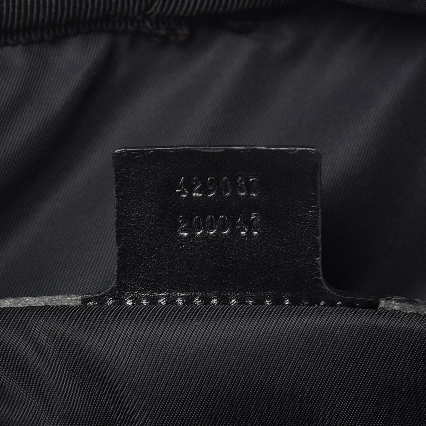 Techno Canvas Web L'Aveugle Par Amour Embroidered Double Buckle Backpack Black