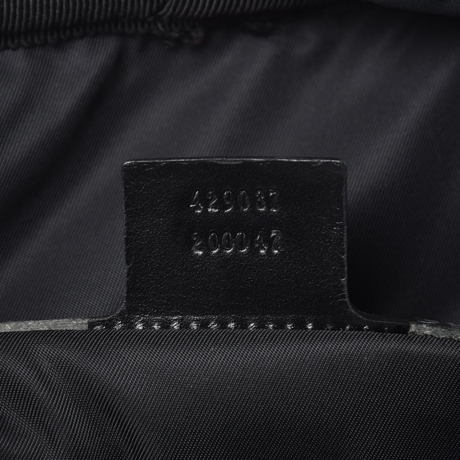Gucci Techno Canvas Web L'Aveugle Par Amour Embroidered Double Buckle Backpack Black 7 of 9