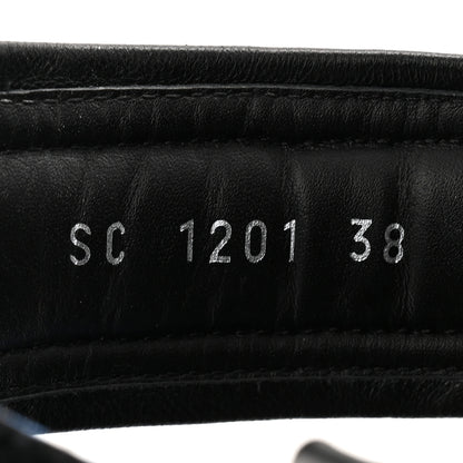 Louis Vuitton Calfskin Monogram Pool Pillow Flat Comfort Sandals 38 Blue 9 of 11