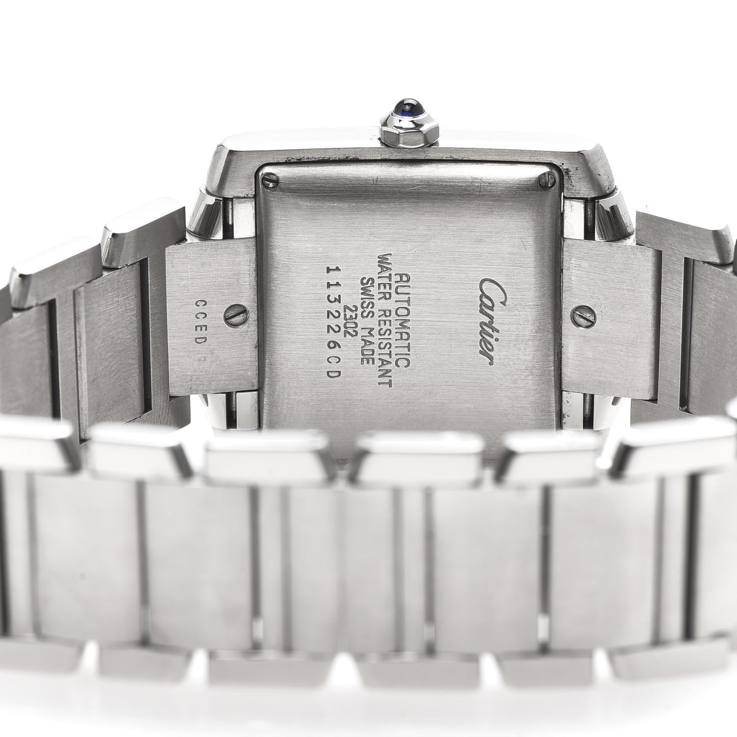 Stainless Steel 28mm Tank Francaise Automatic Watch