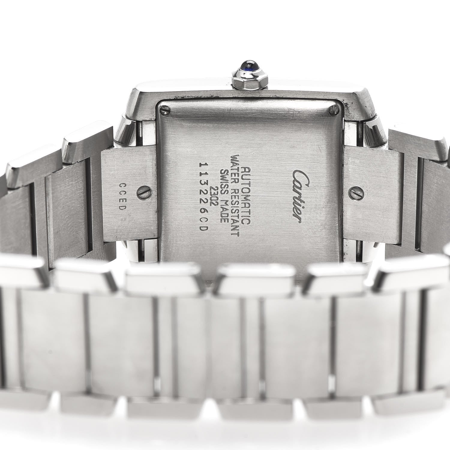 Cartier Stainless Steel 28mm Tank Francaise Automatic Watch 5 of 6