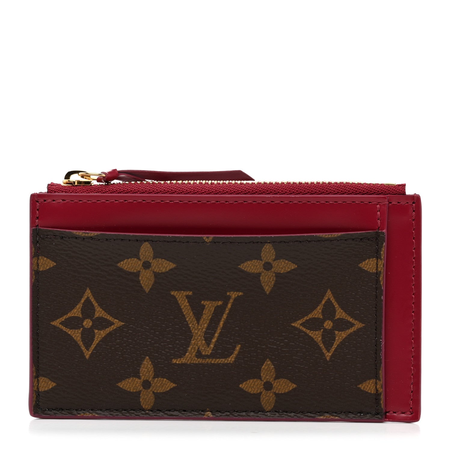 Louis Vuitton Monogram Zipped Card Holder Fuchsia 1 of 8