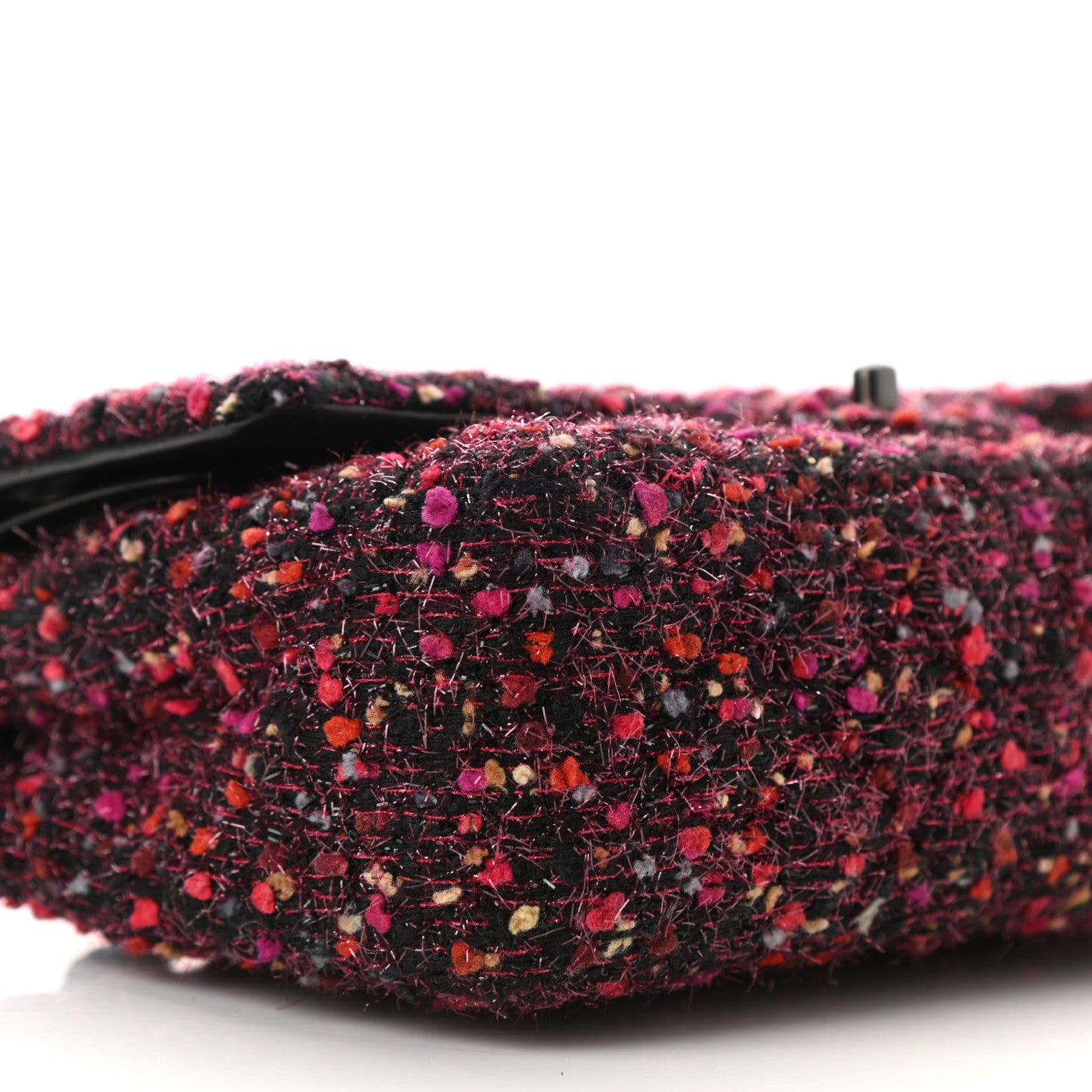 Chanel Tweed Quilted Medium Double Flap Multicolor 9 of 10