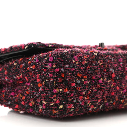 Chanel Tweed Quilted Medium Double Flap Multicolor 9 of 10
