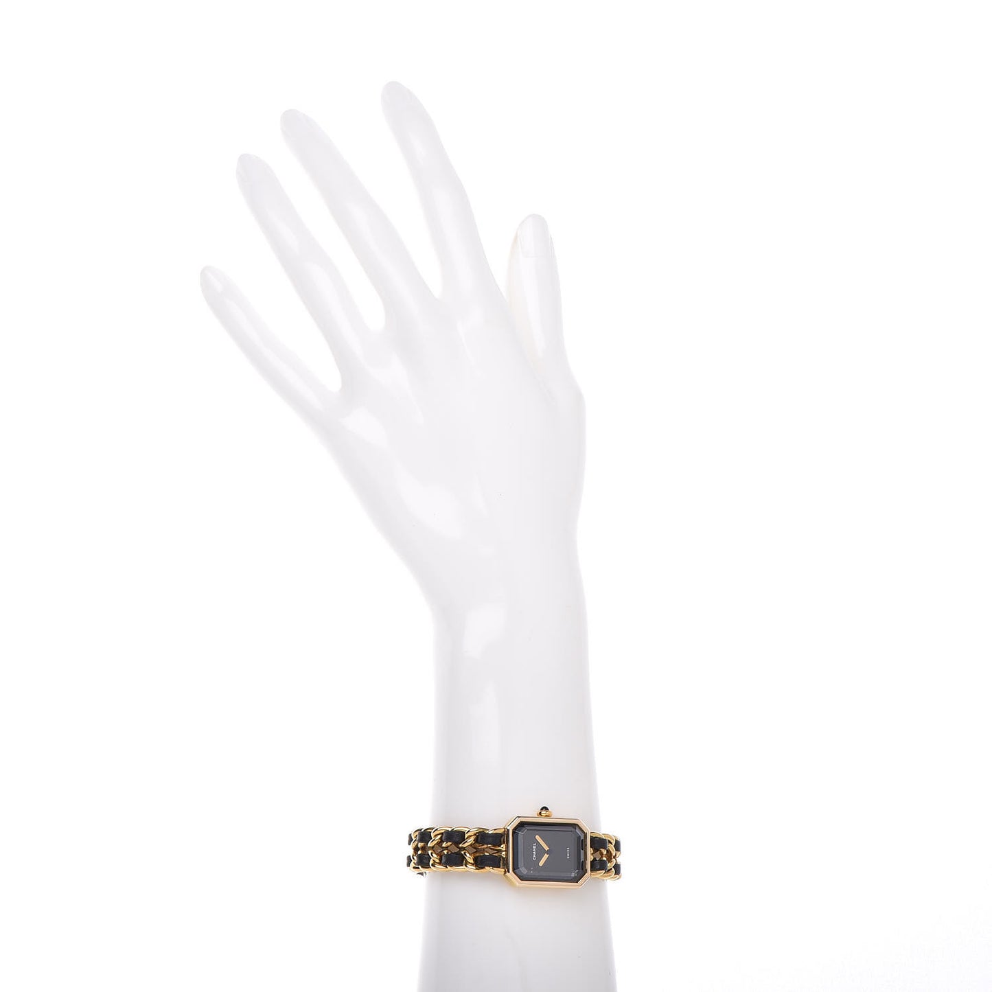 Stainless Steel Lambskin 20mm Chain Premiere Quartz Watch Gold M