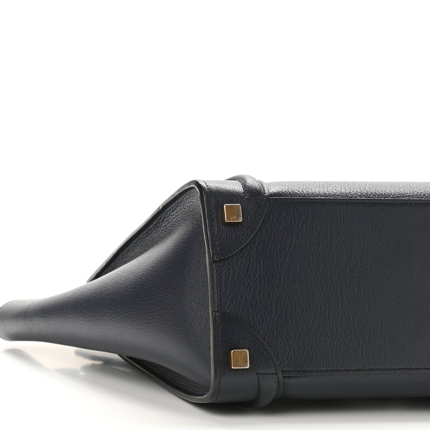Goatskin Micro Luggage Navy Blue