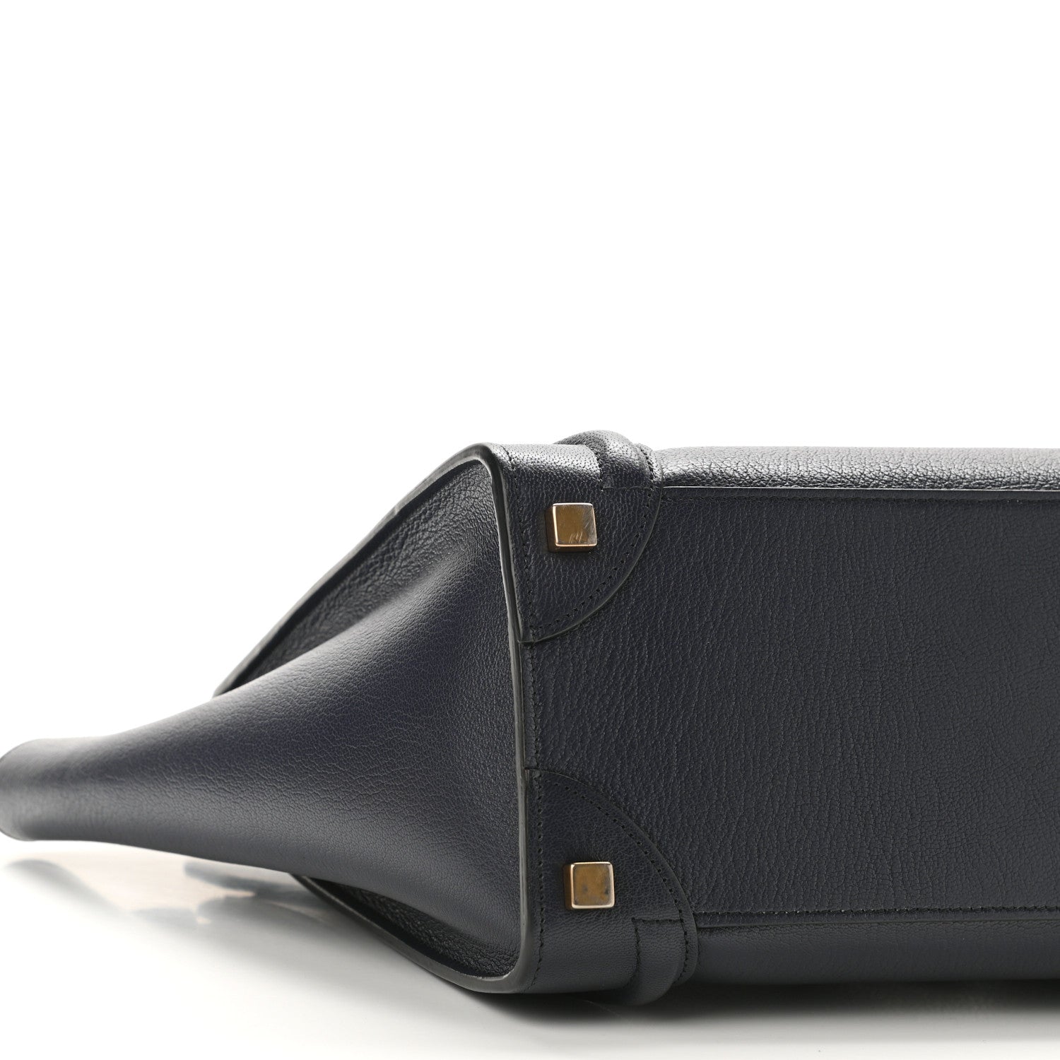 Celine Goatskin Micro Luggage Navy Blue 9 of 10