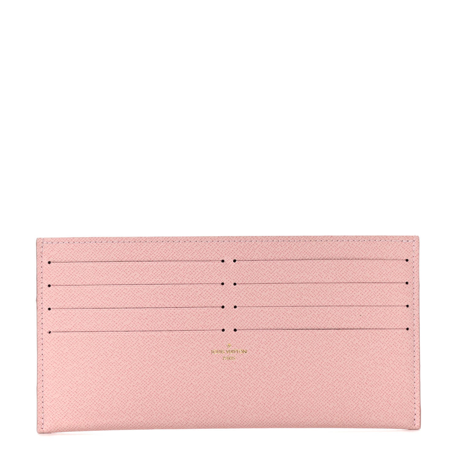 Louis Vuitton Calfskin Felicie Card Holder Insert Rose Ballerine 1 of 5