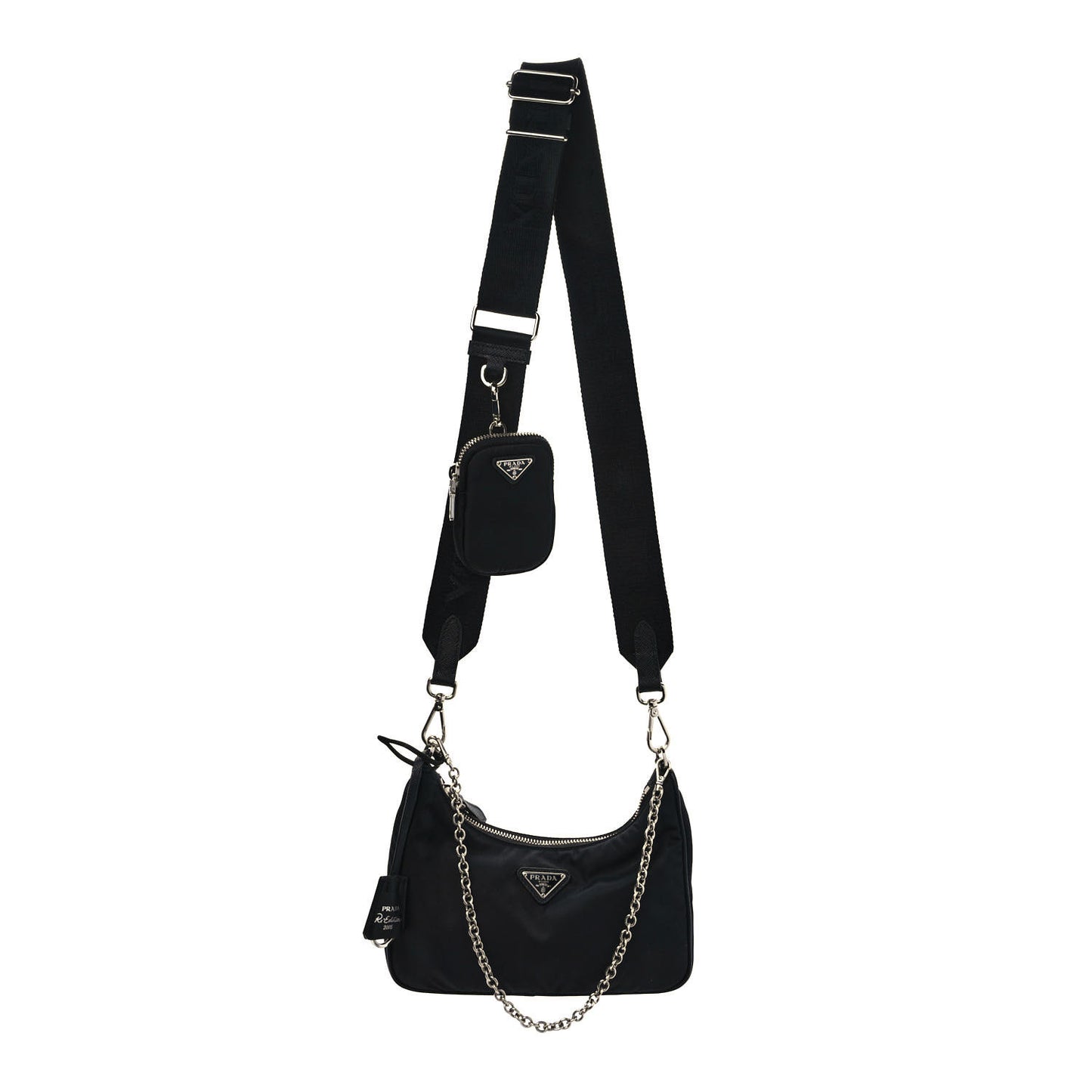 Nylon Re-Edition 2005 Shoulder Bag Black