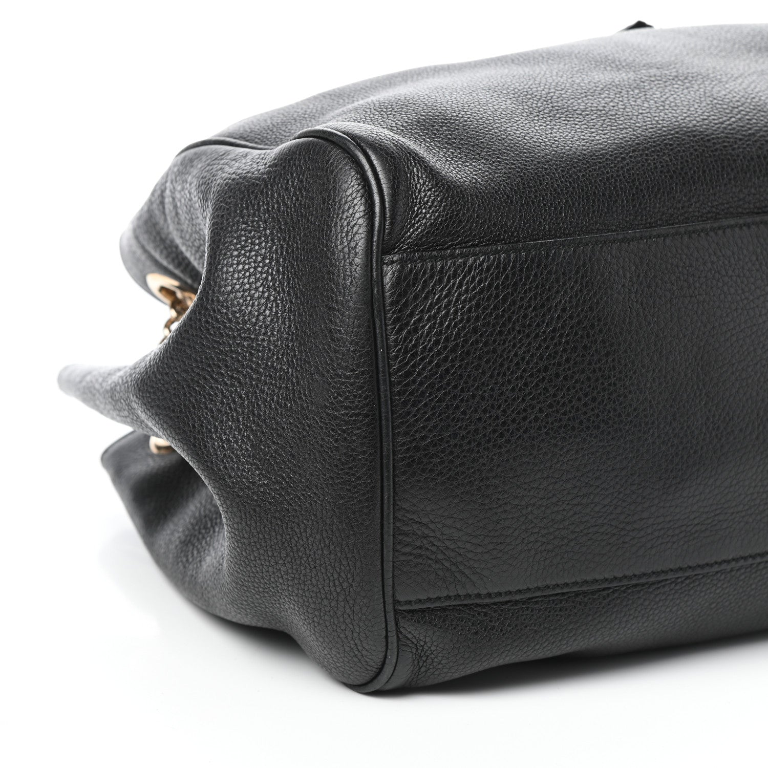 Gucci Calfskin Medium Emily Shoulder Bag Black 7 of 8