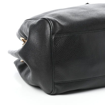 Gucci Calfskin Medium Emily Shoulder Bag Black 7 of 8