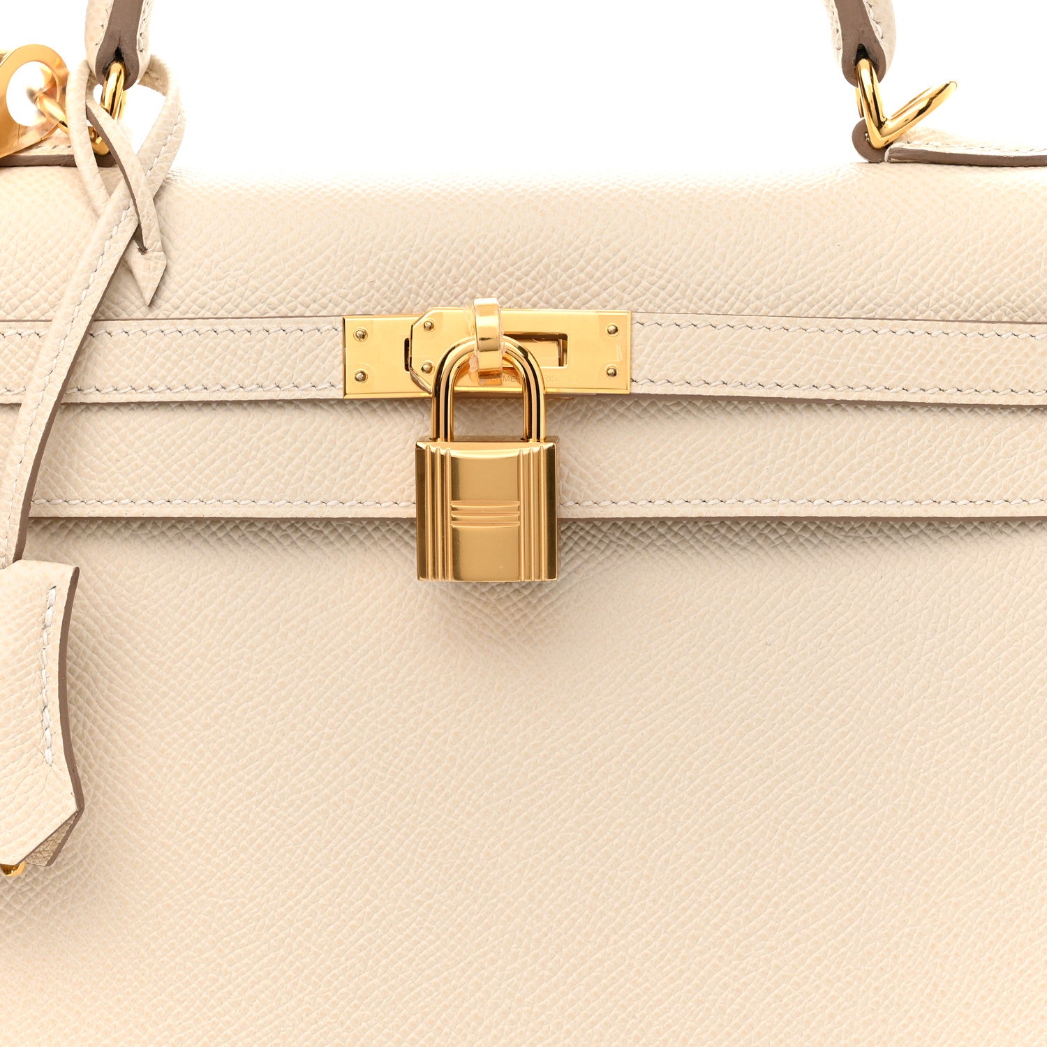 Hermes Epsom Kelly Sellier 25 Craie 8 of 10