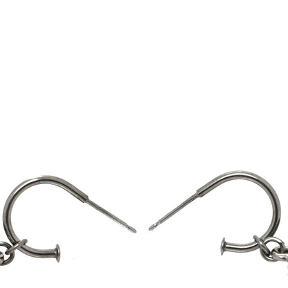 Chanel Ruthenium CC Drop Earrings 3 of 4