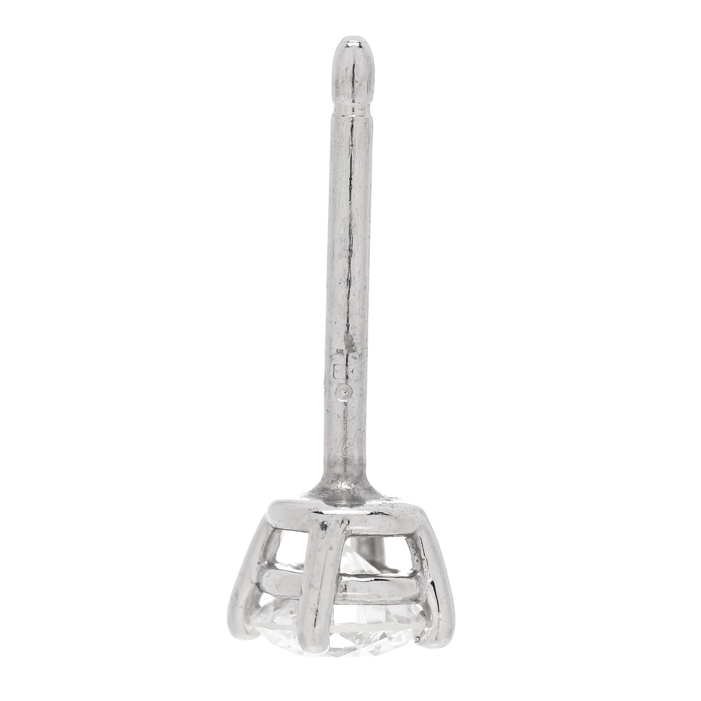 Platinum Diamond .33ctw Solitaire Earrings
