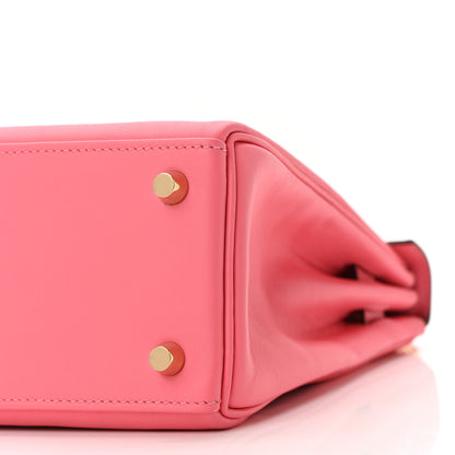 Hermes Swift Kelly Retourne 25 Rose Azalee 10 of 11