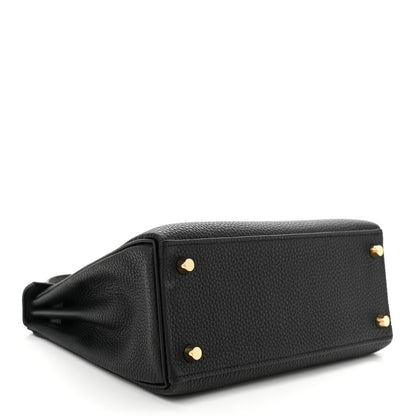 Hermes Togo Kelly Retourne 25 Black 4 of 11