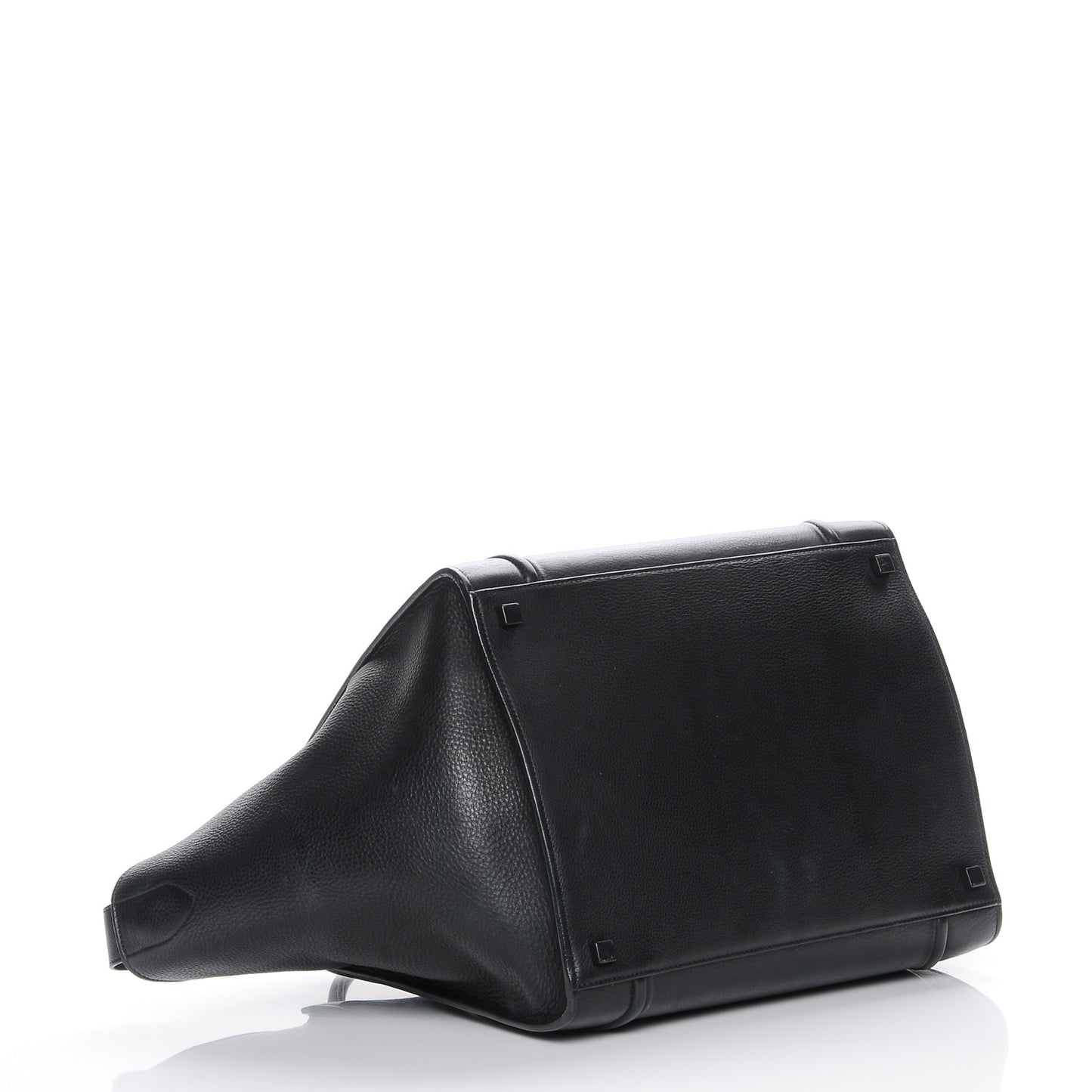 Supple Calfskin Medium Phantom Luggage Black