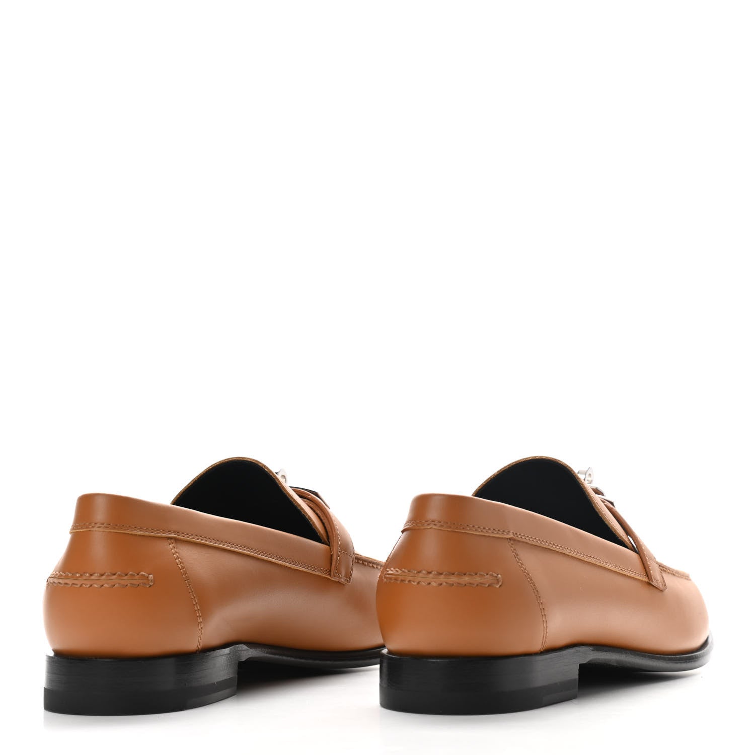 Hermes Calfskin Womens Destin Loafer 37.5 Naturel 4 of 8