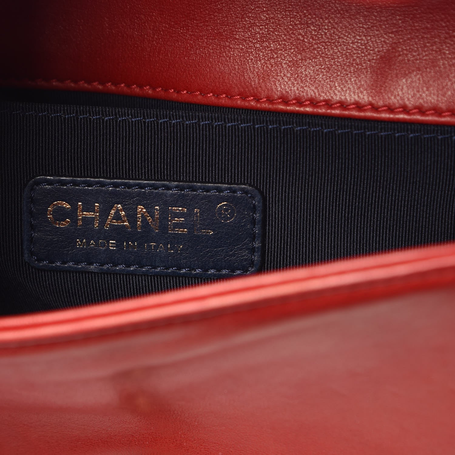 Chanel Velvet Plaid Tartan Small Boy Flap Red 6 of 14