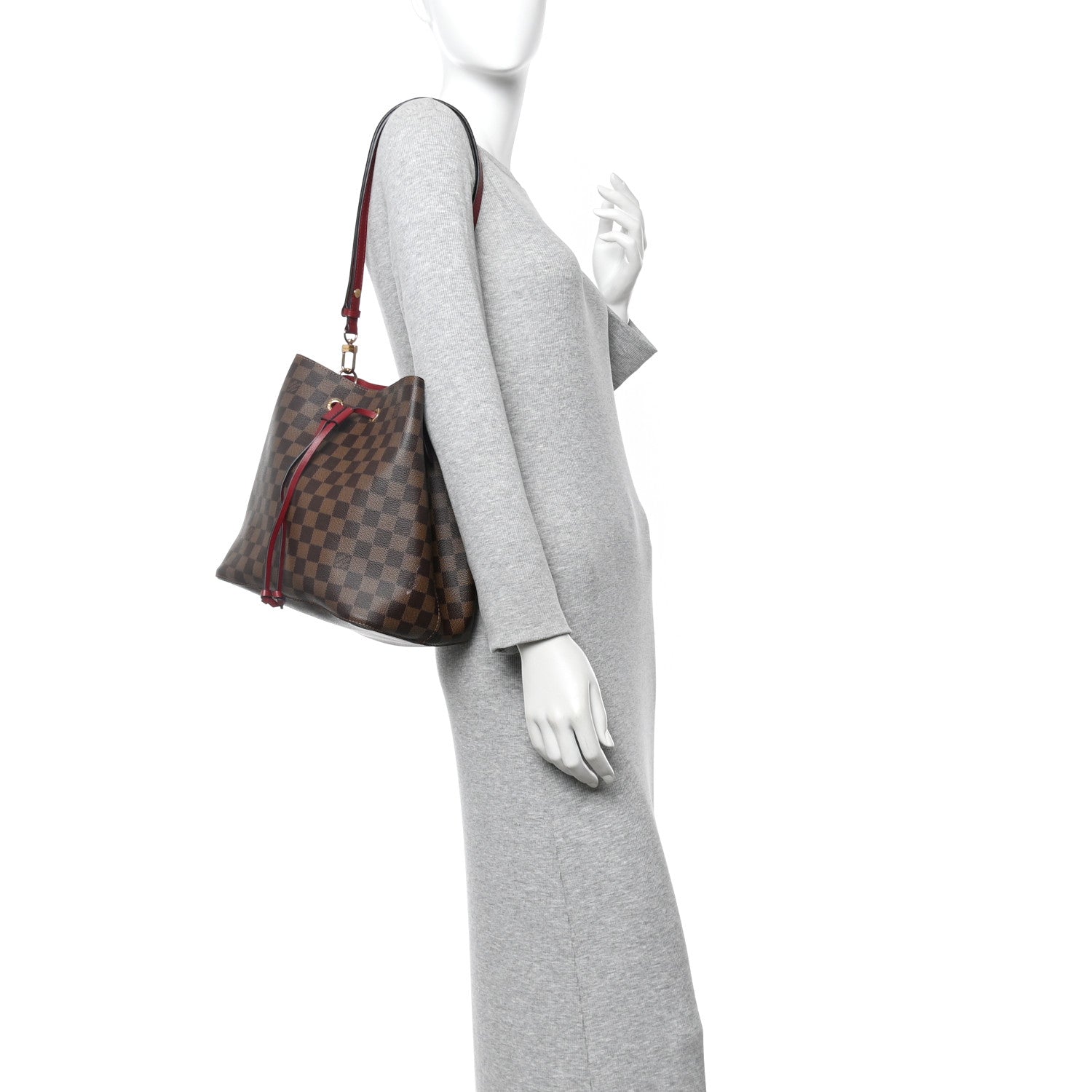Louis Vuitton Damier Ebene Neonoe MM Cherry Berry 2 of 10
