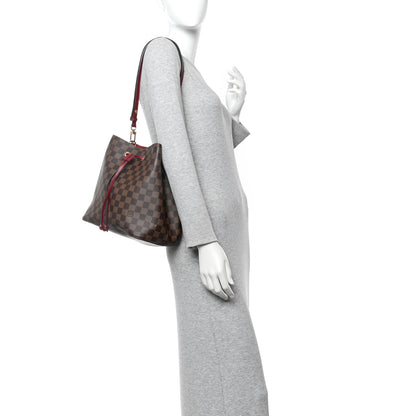Louis Vuitton Damier Ebene Neonoe MM Cherry Berry 2 of 10