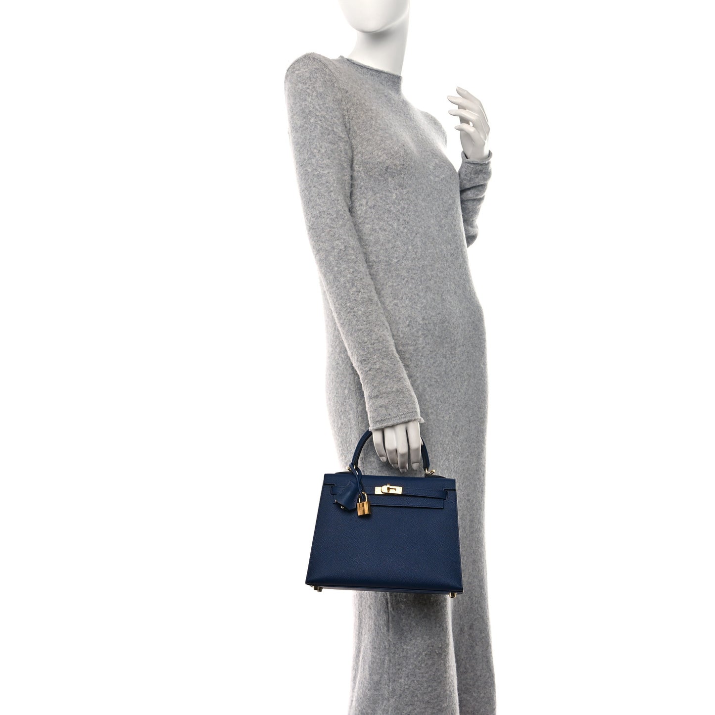 Epsom Kelly Sellier 25 Bleu Navy